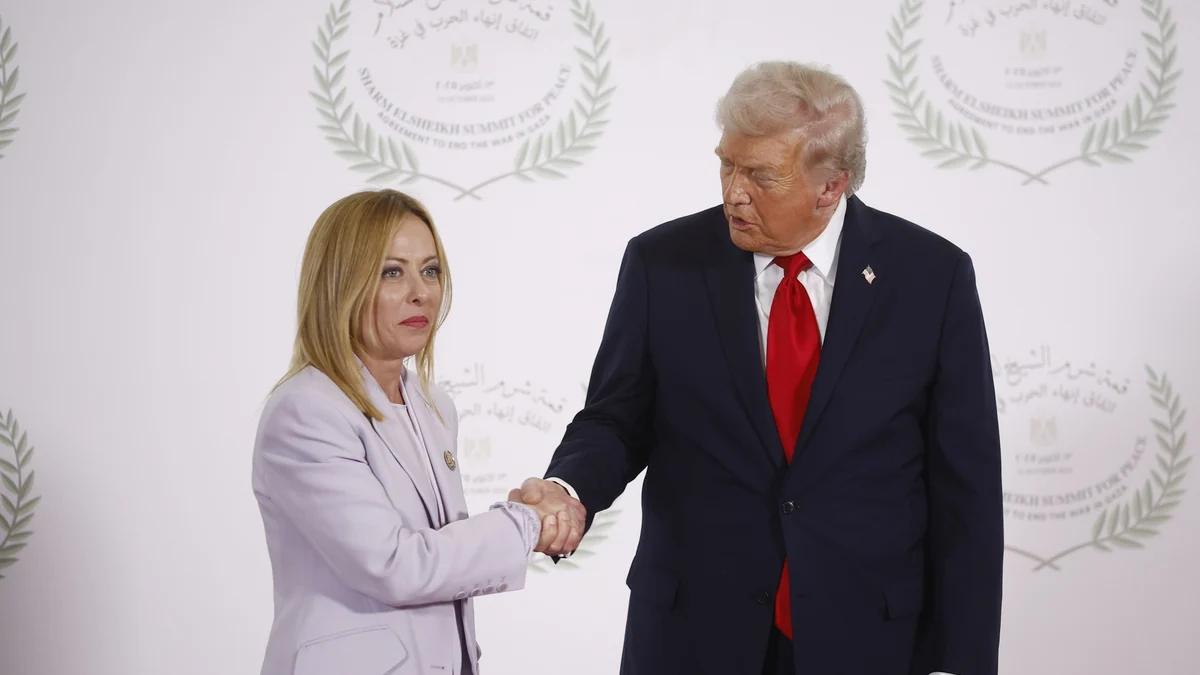 Trump intensifica su disputa con Meloni en un post pidiendo una 'orden de alejamiento'