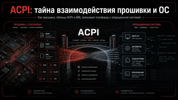 ACPI: тайна взаимодействия прошивки и ОС