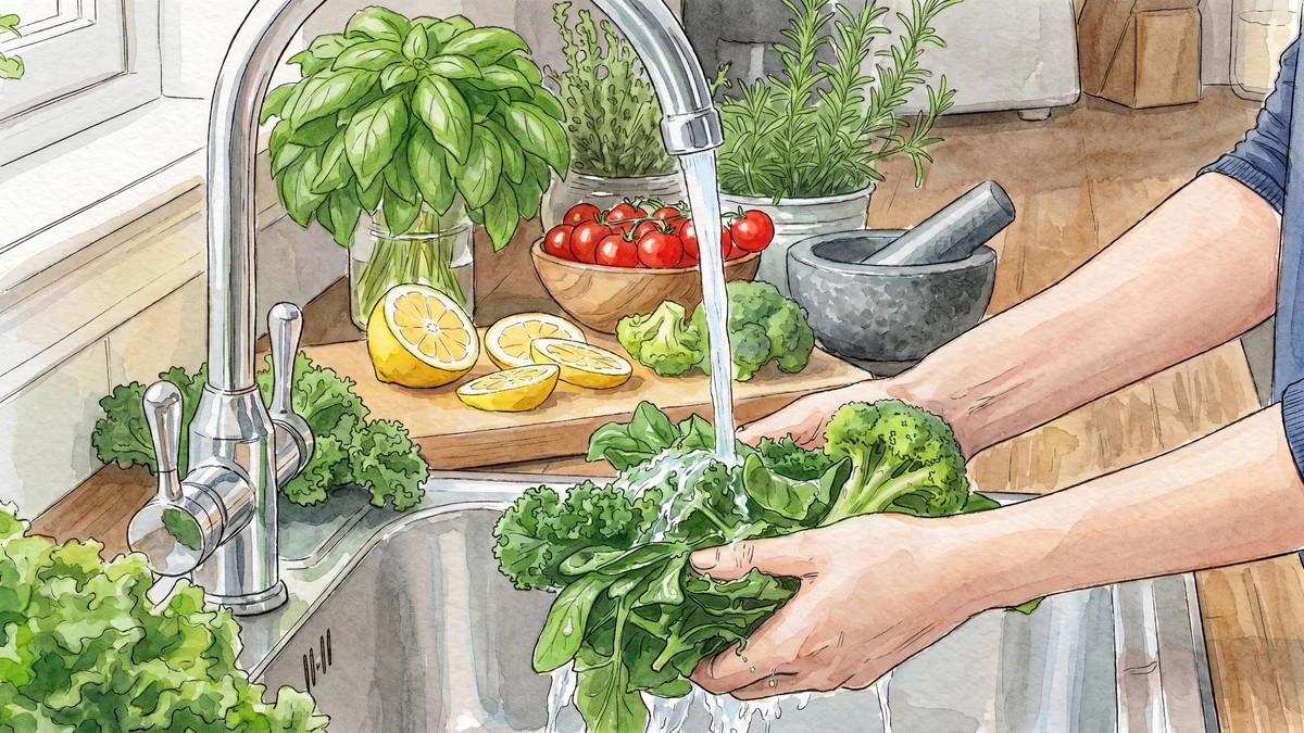 Cómo lavar frutas y verduras para reducir el riesgo de infecciones, según los expertos