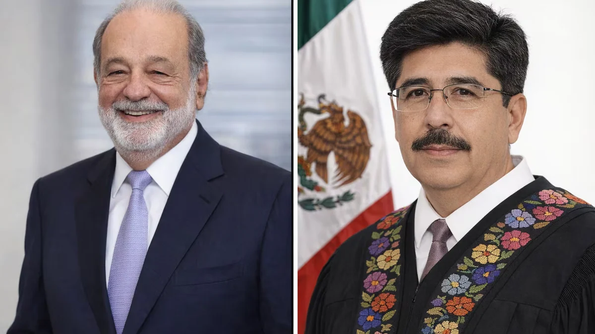Presidente de la SCJN se reúne con Carlos Slim y Arturo Elías Ayub