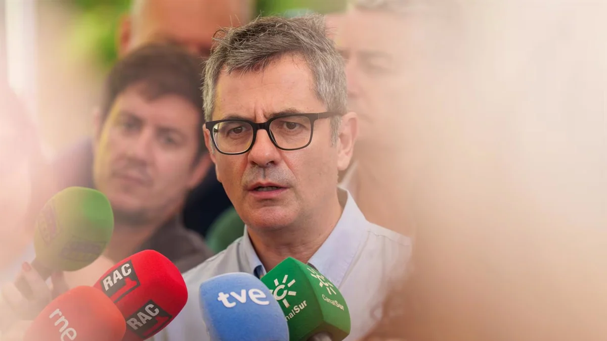 Bolaños insiste: Sánchez no sabía "nada" de la corrupción porque sino, no habría llegado en listas a algunas personas