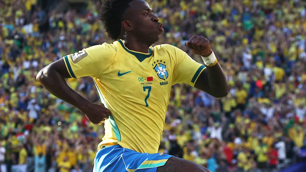 Brasil-Marruecos, en vídeo: la selección africana dicta el ritmo y la Canarinha empata con Vinícius Jr.