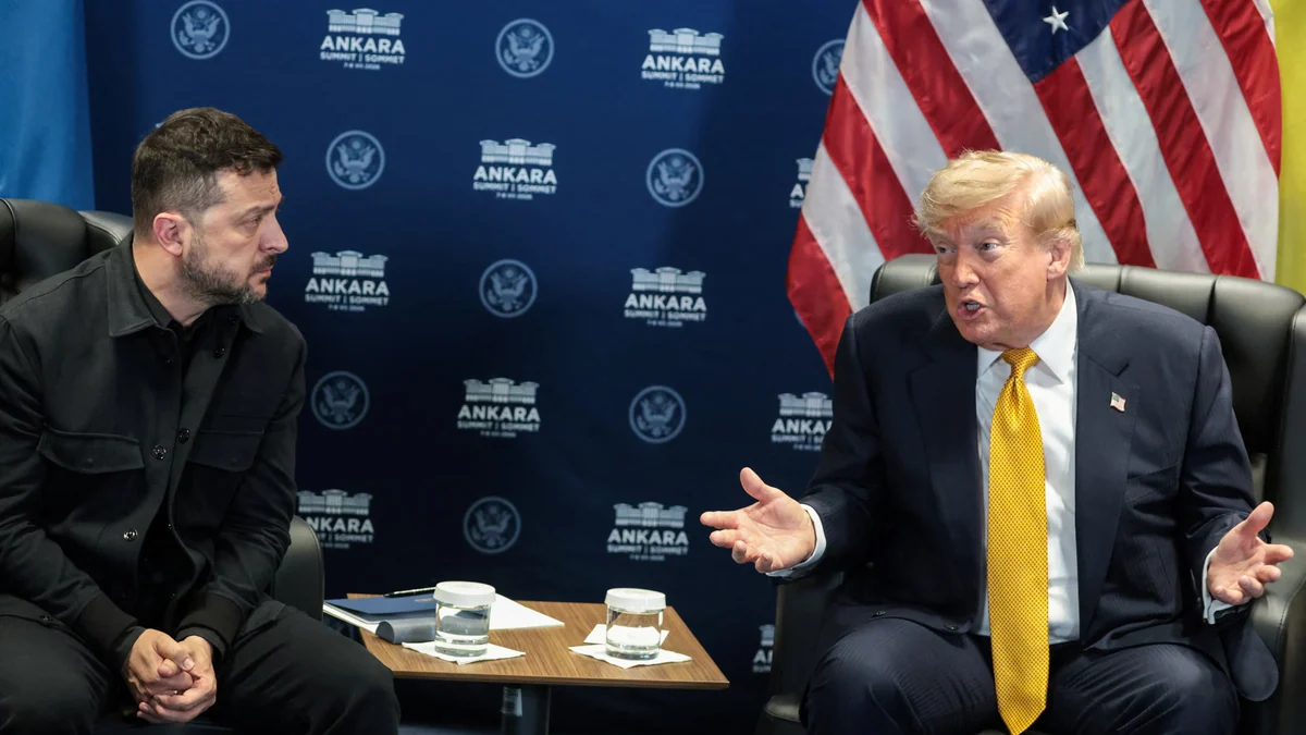 Trump dijo que le permitirá a Ucrania fabricar misiles Patriot y anunció nuevos ataques a Irán: “Vamos a golpear duro”