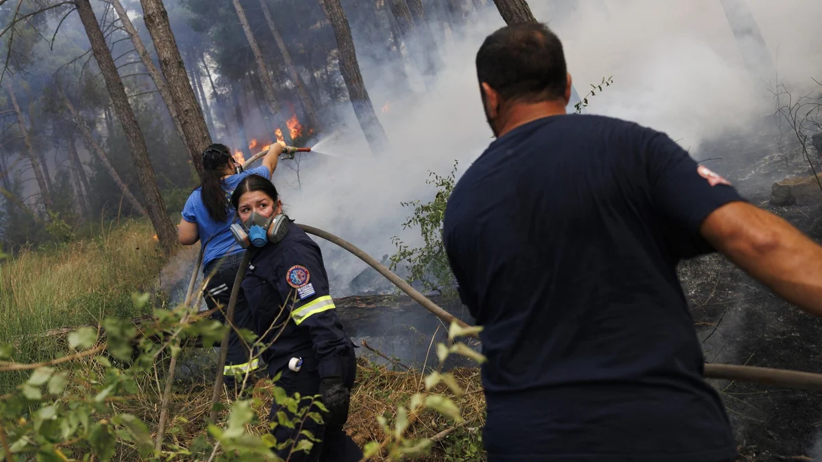 Zwei Tote bei Waldbrand in Griechenland