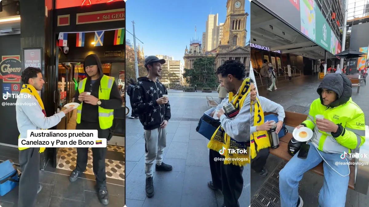 ‘Influencer’ pidió a transeúntes australianos calificar el canelazo y el pan de bono: así les fue