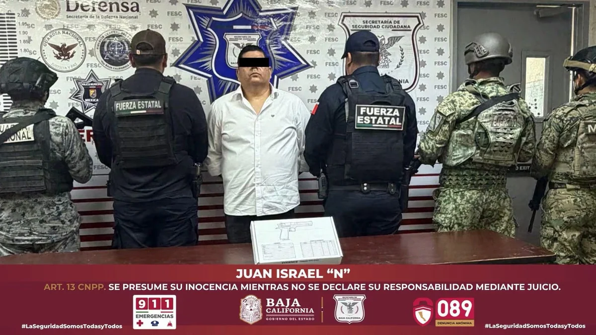 Detienen a ex policía municipal de Mexicali en posesión de arma de fuego: lo ligan a Los Rusos