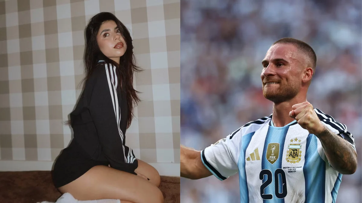 La sensual producción de fotos de Cami Mayan en la previa al gol de Alexis Mac Allister con la Selección