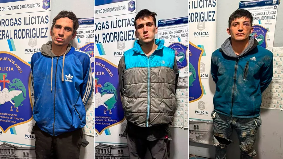 Allanaron un búnker narco en Moreno y un delincuente hirió a un policía con un revólver: hay tres detenidos