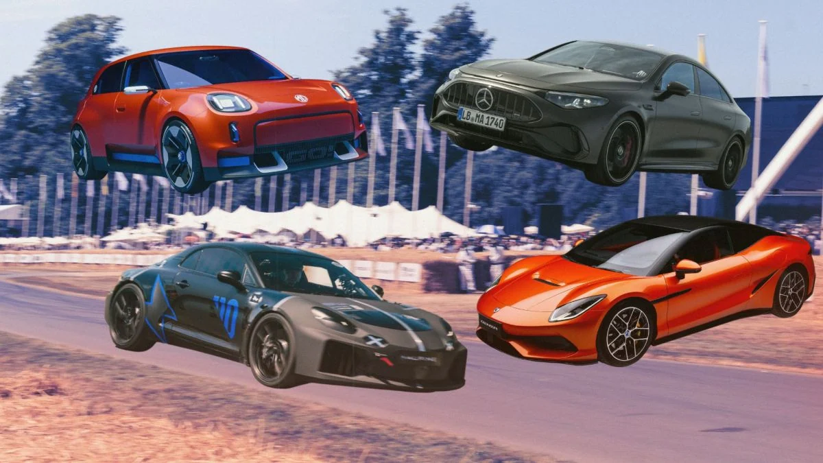 Alpine, Mercedes, MG et Denza : les quatre nouveautés électriques qui affolent le Festival of Speed de Goodwood