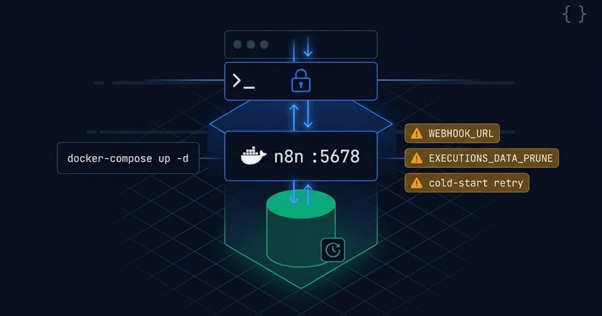 n8n self-hosted в production: docker-compose, nginx, ретраи и три грабли