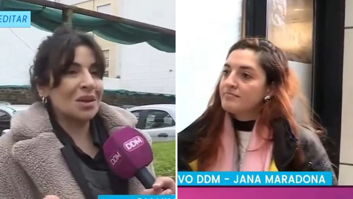 Gianinna y Jana Maradona hablaron tras la declaración de Dalma: “Que se llegue a la verdad”