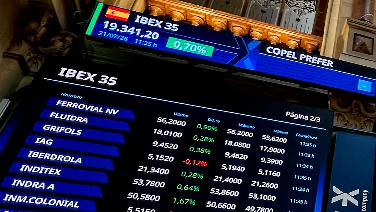 El Ibex intenta mantener los 19.300 puntos en una jornada marcada por los resultados