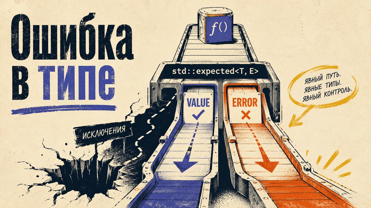 std::expected в C++23: гайд по миграции с исключений на функциональный error handling