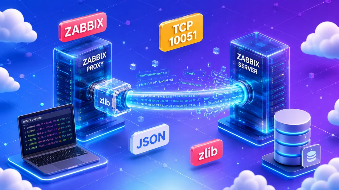 Декодируем трафик Zabbix Proxy для быстрого устранения неполадок