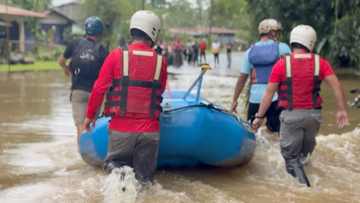 Cruz Roja mantiene operativo por inundaciones en Sarapiquí mientras lluvias afectan otras regiones de Costa Rica