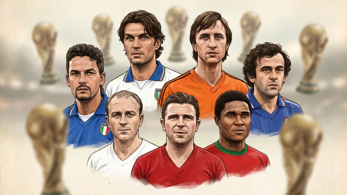 Las leyendas del fútbol que no conquistaron la Copa del Mundo