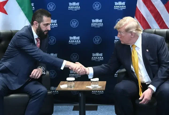 SON DAKİKA CANLI YAYIN... Trump, Şara ile görüşüyor: İşte ilk açıklamalar!