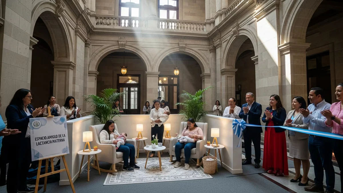 El Palacio Nacional de la Cultura en Guatemala ya cuenta con sala de lactancia materna para empleadas y visitantes