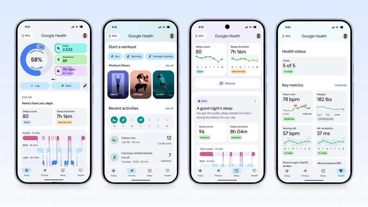 Fitbit uygulaması Google Health'a dönüşüyor: Tüm sağlık verileri tek uygulamada