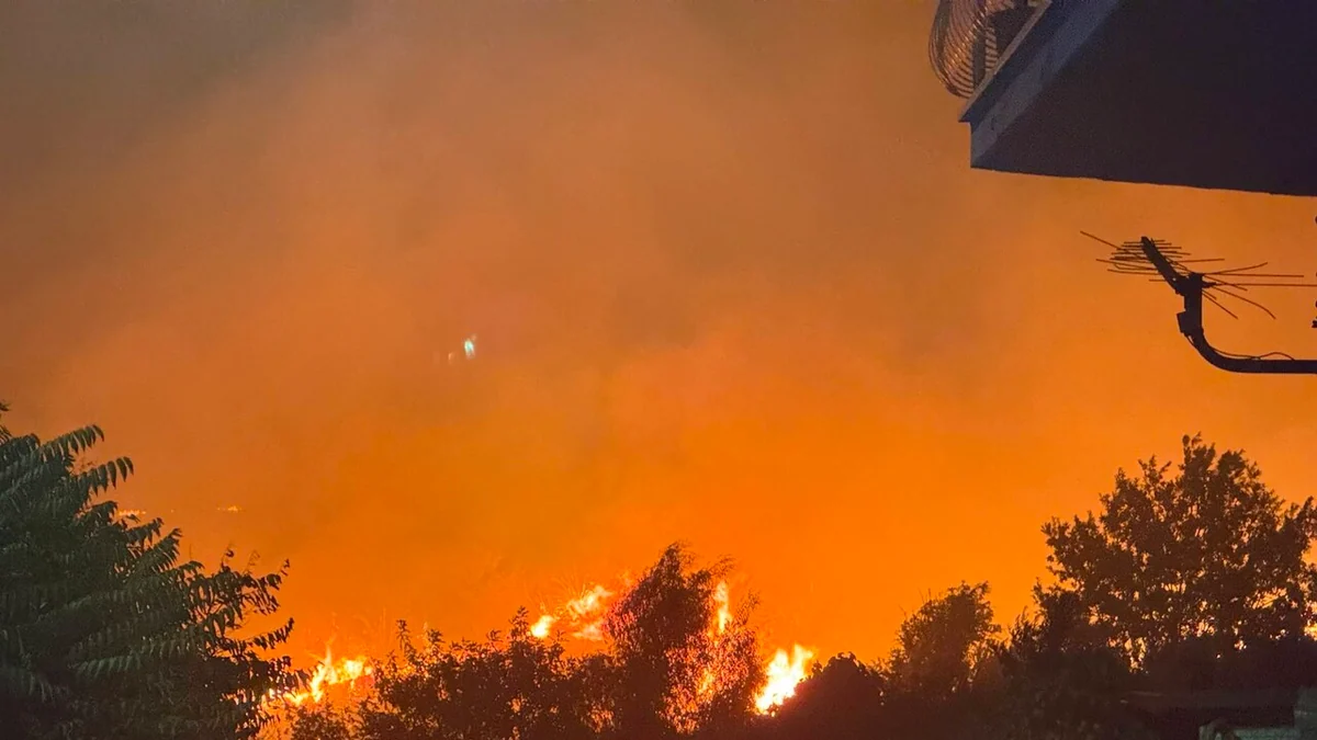 Incendio minaccia una cittadina dell'Agrigentino, sgomberate oltre 100 persone