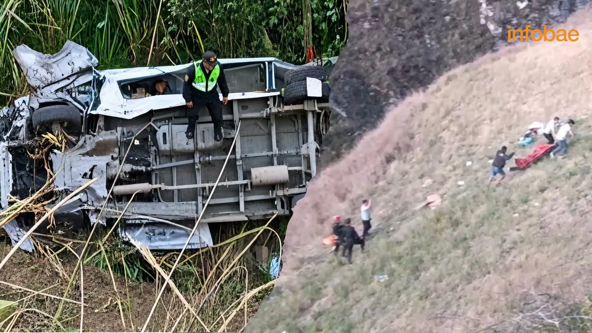Combi cae a un abismo y deja al menos 14 fallecidos en Cajamarca: rescatistas trabajan contra el tiempo