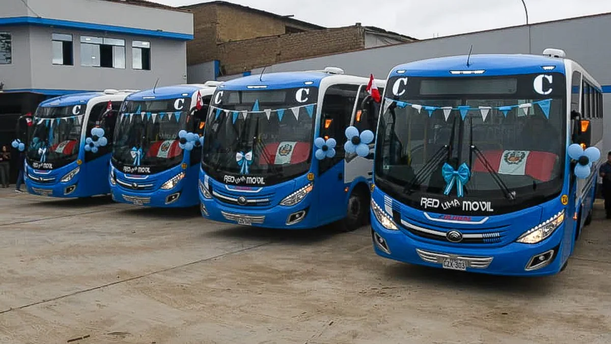 Así son los nuevos buses que conectarán Villa María del Triunfo con el Cercado de Lima