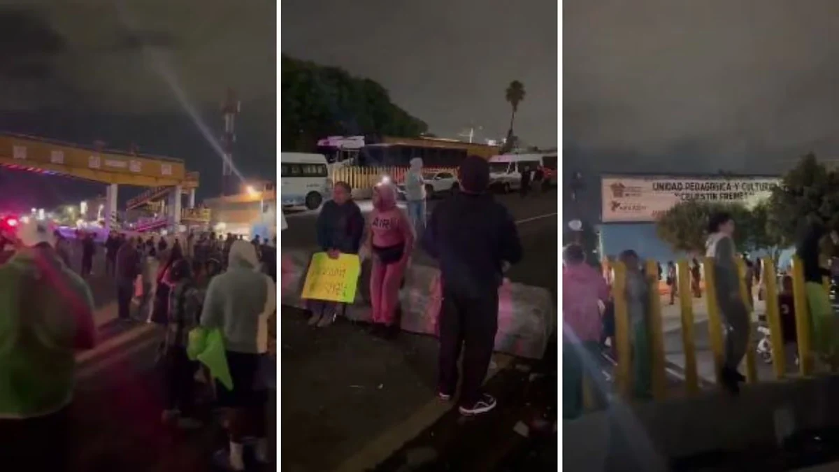 Policías ingresan a escuela en Ixtapaluca y agreden a estudiantes: padres mantienen bloqueo en la autopista México-Puebla