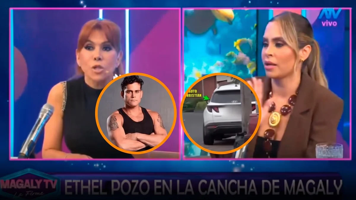 Ethel Pozo revela que Christian Domínguez le juró que no era el del ampay y defiende su amistad: “Es mi amigo infiel”