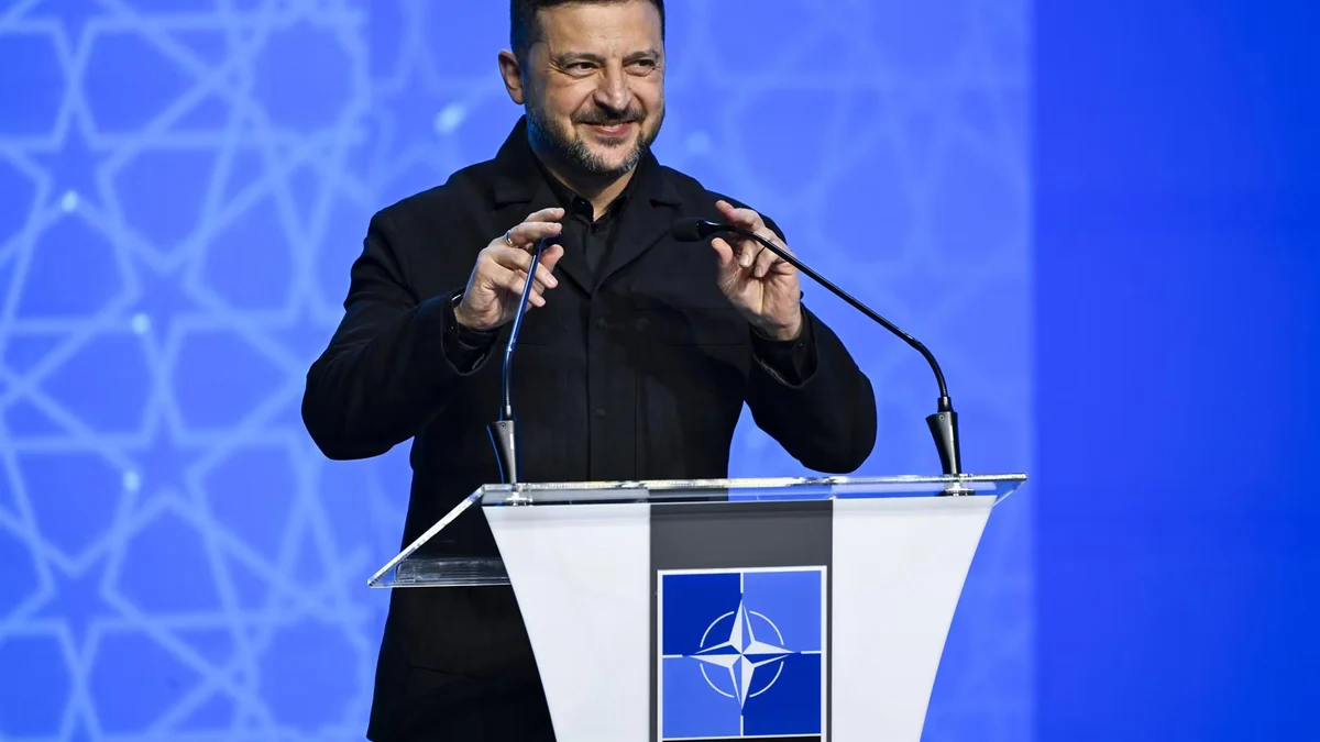 VÍDEO: Zelenski reclama de nuevo el ingreso de Ucrania en la OTAN: "Nuestra capacidad haría a la Alianza más fuerte"