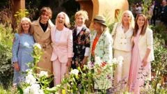 In pictures: Celebrity style meets garden design at Chelsea 2026