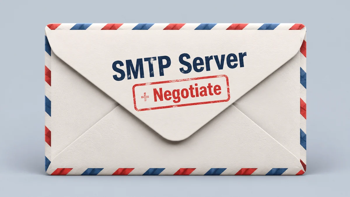 Настройка SMTP-сервера IIS 6.0 на Windows Server 2019 с поддержкой TLS и аутентификации Negotiate