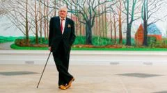 British artist David Hockney's life in pictures