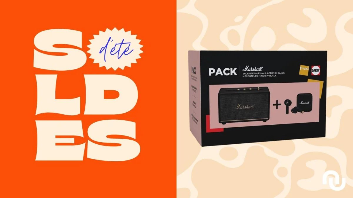 Beau et en promo, ce pack Marshall avec une enceinte et des écouteurs est le deal audio des soldes