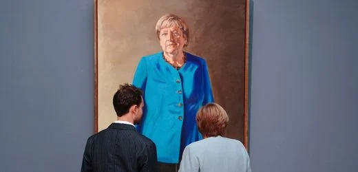 Angela Merkels Staatsporträt: Zwischen Queen und Vorarbeiterin