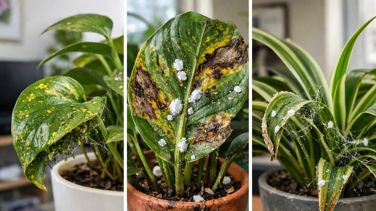 Cuáles son las principales plagas de las plantas de interior y cómo combatirlas