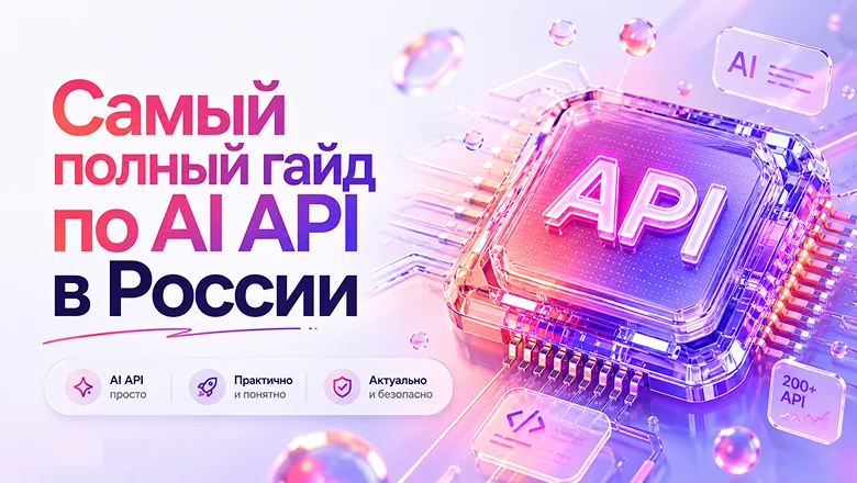 AI API ключ нейросетей: +300 нейросетей по одному ключу и оплата рублями