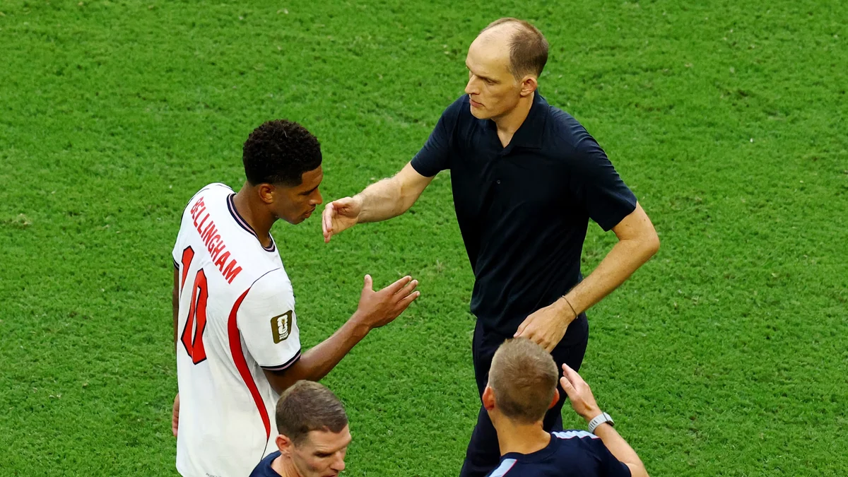 Tensión en Inglaterra por el cruce entre el DT Thomas Tuchel y la figura Jude Bellingham tras la clasificación a semifinales del Mundial