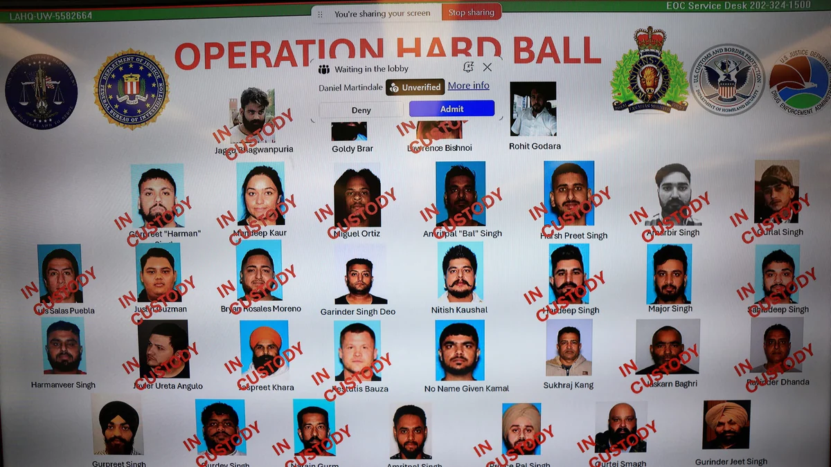 Una operación internacional liderada por EEUU capturó a grupos criminales que realizaban asesinatos, extorsiones y narcotráfico