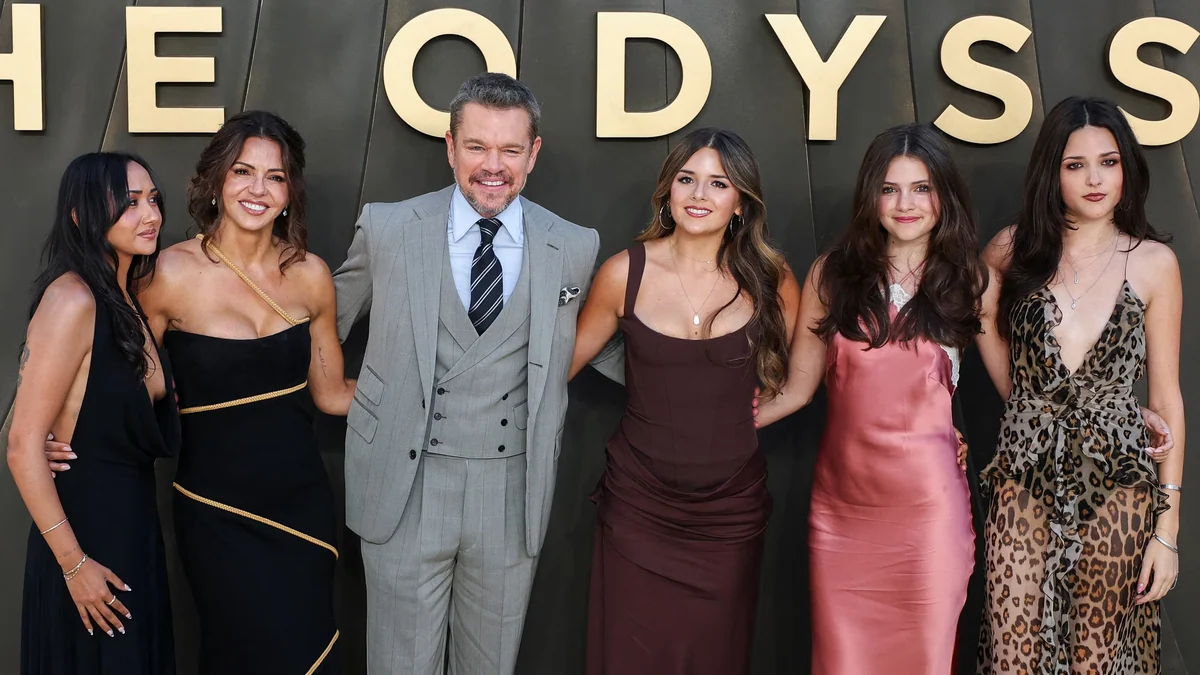 Cuál fue la tierna frase de su hija que emocionó a Matt Damon tras su papel en “La Odisea”