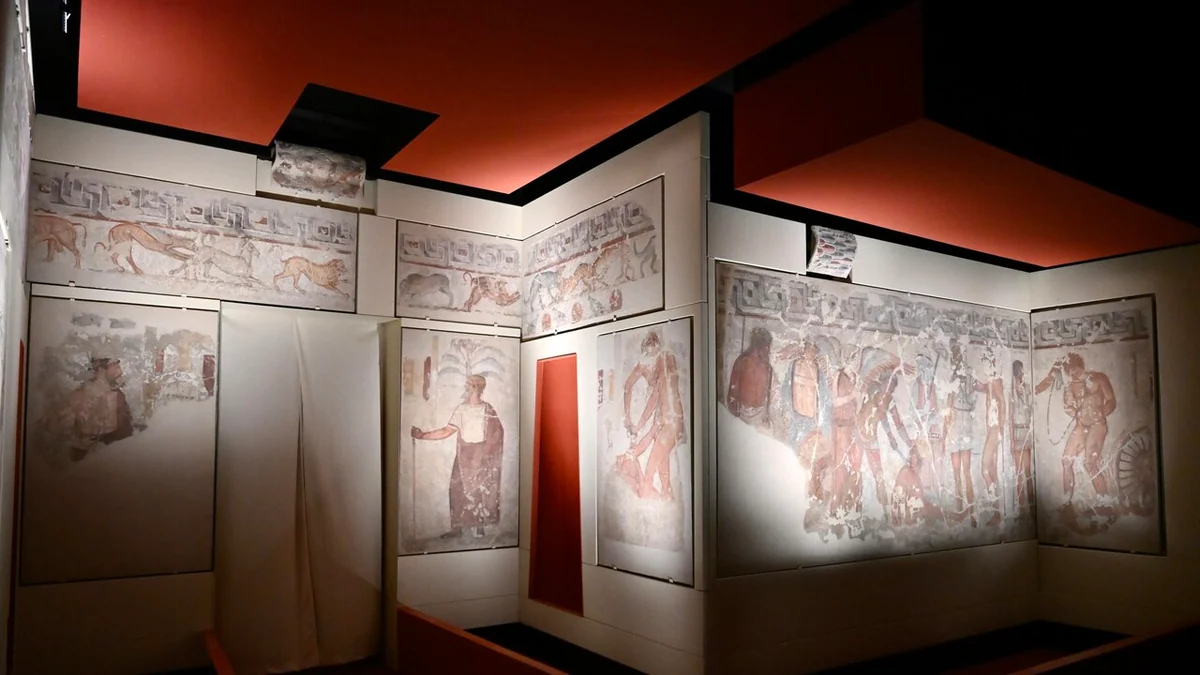Apre al pubblico la Tomba Francois, gli affreschi al Museo Etrusco di Villa Giulia