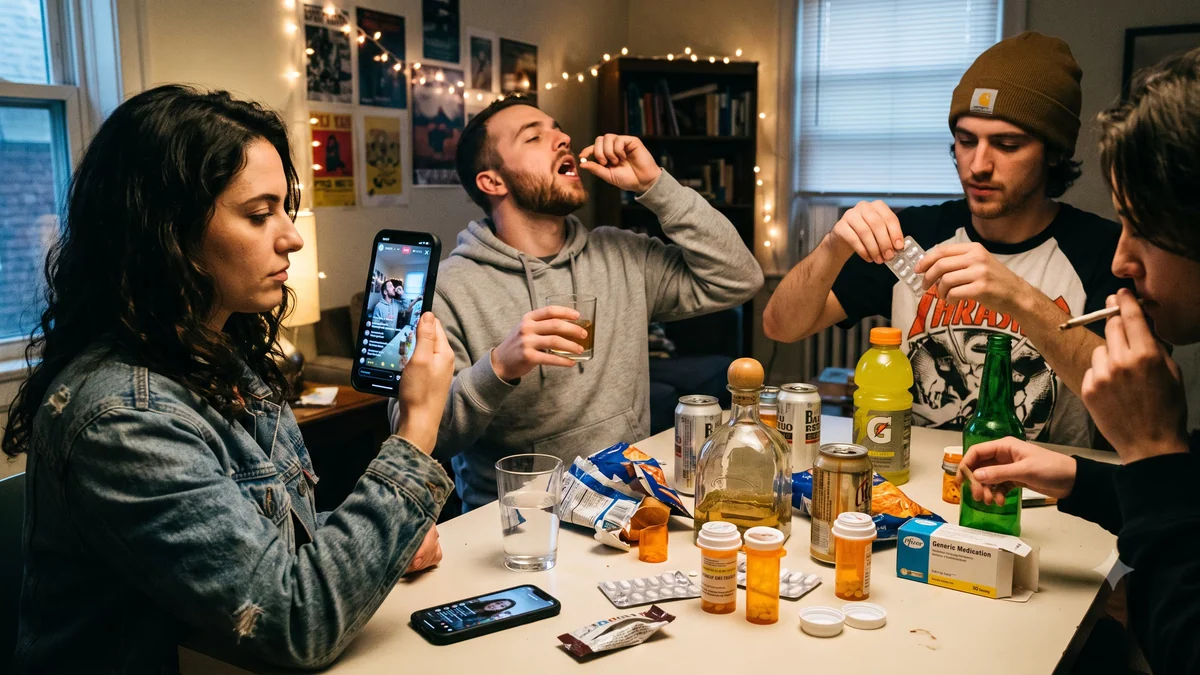 Reto viral “Pásame la botella”: especialistas alertan por aumento de adolescentes intoxicados al mezclar alcohol con medicamentos