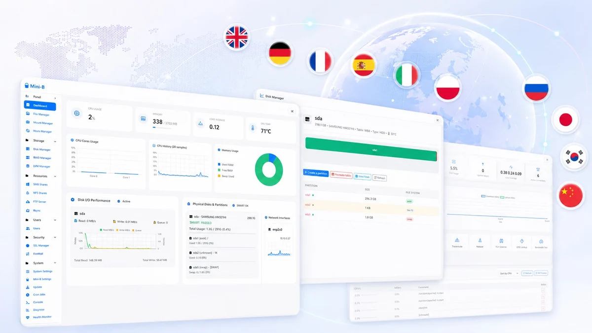 Mini bucket v 3.6.6: Мультиязычность, менеджер переводов и ворох системных исправлений