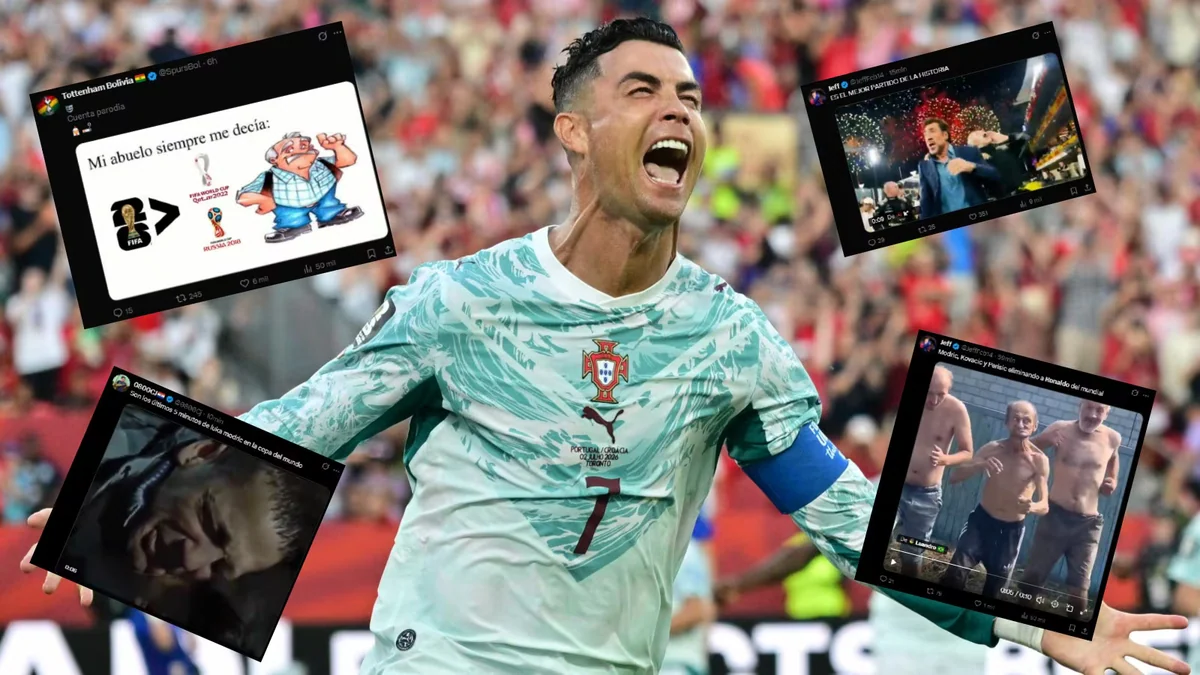 Los mejores memes de la polémica remontada de Portugal sobre Croacia en el Mundial: Cristiano Ronaldo y Luka Modrić, los elegidos