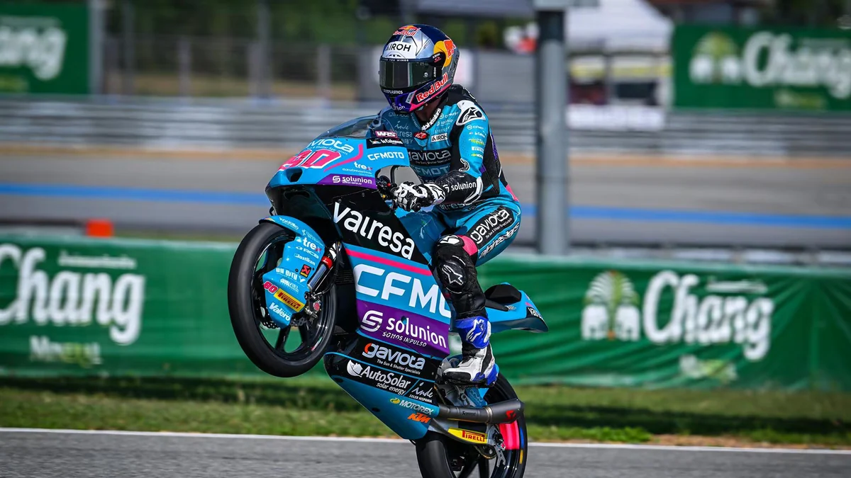 El colombiano David Alonso correrá en MotoGP con Honda en 2027