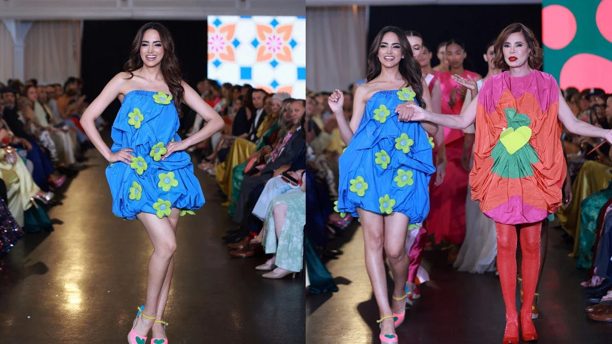 ‘Miss Perú’, Luren Márquez, se luce en desfile de Ágatha Ruiz de la Prada y se alista para certamen internacional