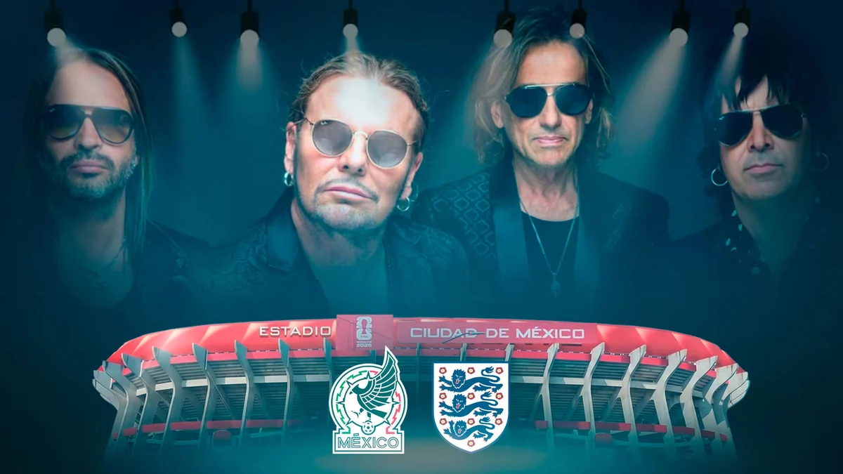 Maná abriría el México vs Inglaterra con concierto en el Estadio Ciudad de México