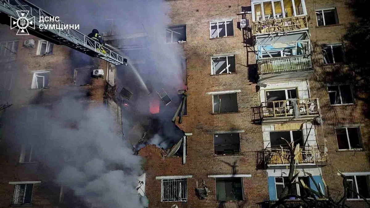 Zelensky: 'Attacco contro il centro di Sumy, 4 morti e 27 feriti, anche bambini'