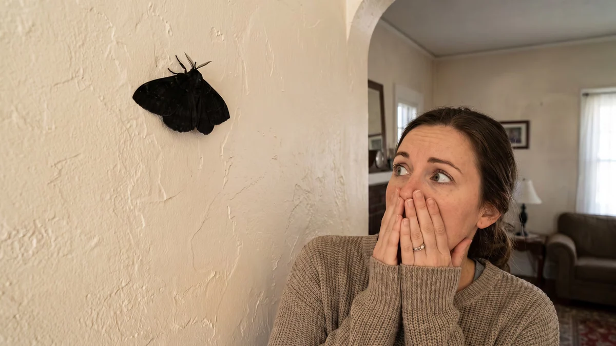 La mariposa negra que aparece en tu pared no anuncia la muerte: esto es lo que realmente significa