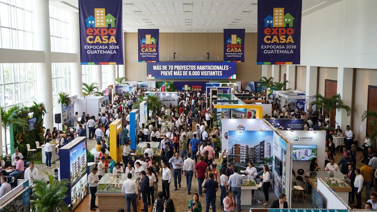 La feria Expocasa 2026 en Guatemala reunirá más de 70 proyectos habitacionales y prevé más de 6,000 visitantes