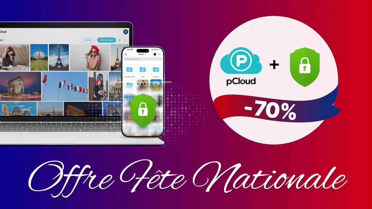 Stockage cloud à vie à prix réduit : pCloud fête le 14 juillet avec de grosses promos